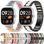 xDfind Three Beads Metal Resin Watch Band, For Redmi Watch6/5/4/Xiaomi Band 9 Pro/8 Pro, For Xiaomi Smart Band 10 / 9 / 8, For Redmi Watch 3