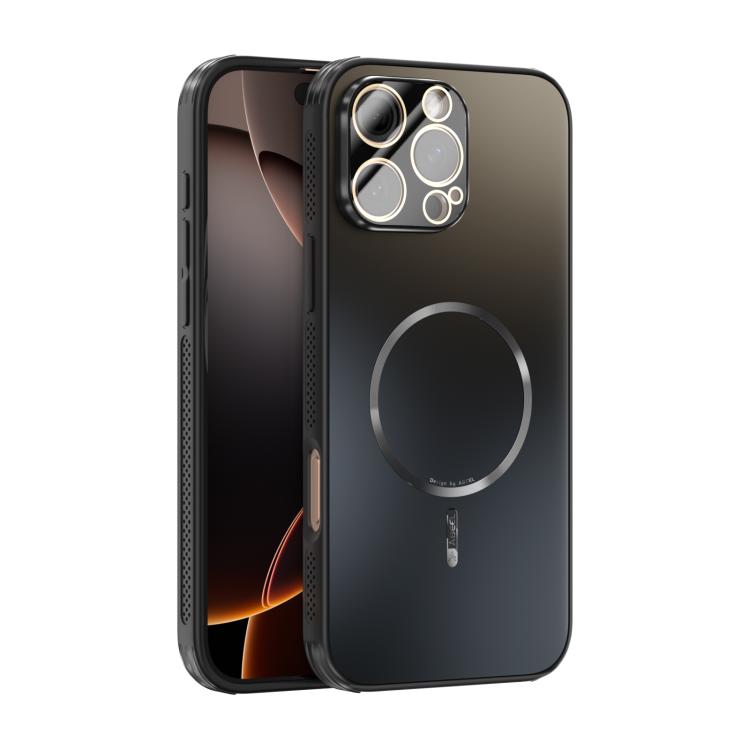 ABEEL Heat Dissipation Frosted MagSafe Phone Case with Lens Film, For iPhone 17e / 16e, For iPhone 17 Pro Max, For iPhone 17 Pro, For iPhone 17, For iPhone Air, For iPhone 16 Pro Max, For iPhone 16 Pro, For iPhone 16 Plus