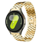 xDfind Fish Scale Texture Metal Watch Band, For Samsung Galaxy Watch Ultra/Ultra 2025, For Samsung Galaxy Watch8 / 8 Classic, For Samsung Galaxy Watch7 / FE / 6 / 5 / 4, For Samsung Galaxy Fit3
