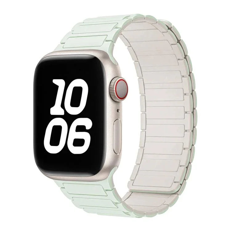 xDfind I-shaped Magnetic Silicone Watch Band, For Apple Watch 42 / 44 / 45 / 46 / 49mm, For Apple Watch 38 / 40 / 41 / S10 42mm