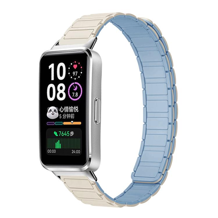 xDfind I-shaped Magnetic Silicone Watch Band, For Huawei Watch Fit4 / Fit4 Pro / Fit3, For Huawei Band 10 / 9 / 8