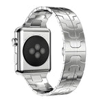 xDfind Butterfly Buckle Stainless Steel Watch Band, For Apple Watch 42 / 44 / 45 / 46 / 49mm, For Apple Watch 38 / 40 / 41 / S10 42mm