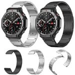 xDfind I-Shaped Buckle Stainless Steel Watch Band, For Amazfit T-Rex 3