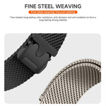 xDfind Milanese Parachute Buckle Stainless Steel Watch Band, For Amazfit T-Rex 3