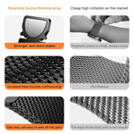 xDfind Milanese Parachute Buckle Stainless Steel Watch Band, For Amazfit T-Rex 3