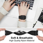 xDfind Adjustable Slide Buckle Elastic Nylon Watch Band, For Apple Watch 42 / 44 / 45 / 46 / 49mm, For Apple Watch 38 / 40 / 41 / S10 42mm