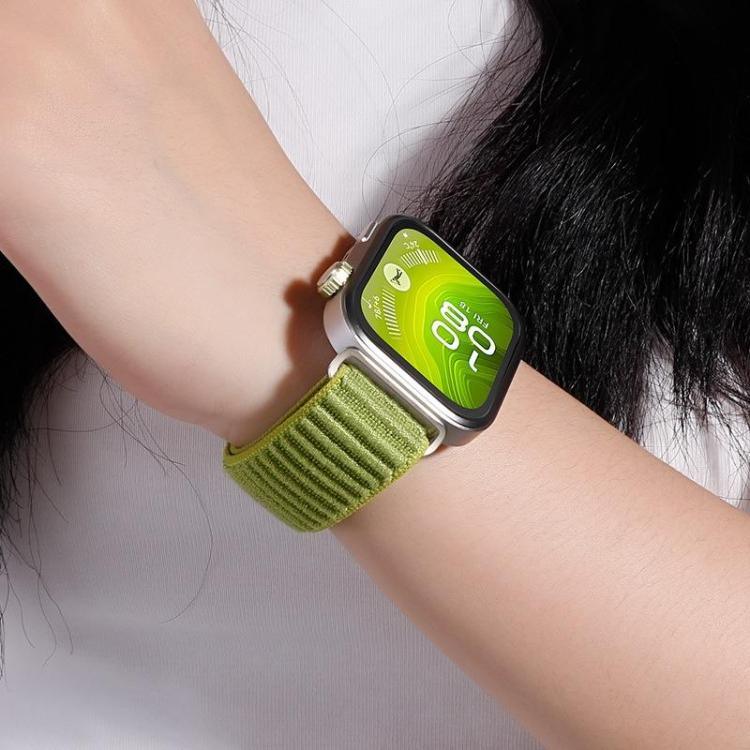 xDfind Woven Nylon Hook And Loop Fastener Watch Band, For Samsung Galaxy Watch8 / 8 Classic