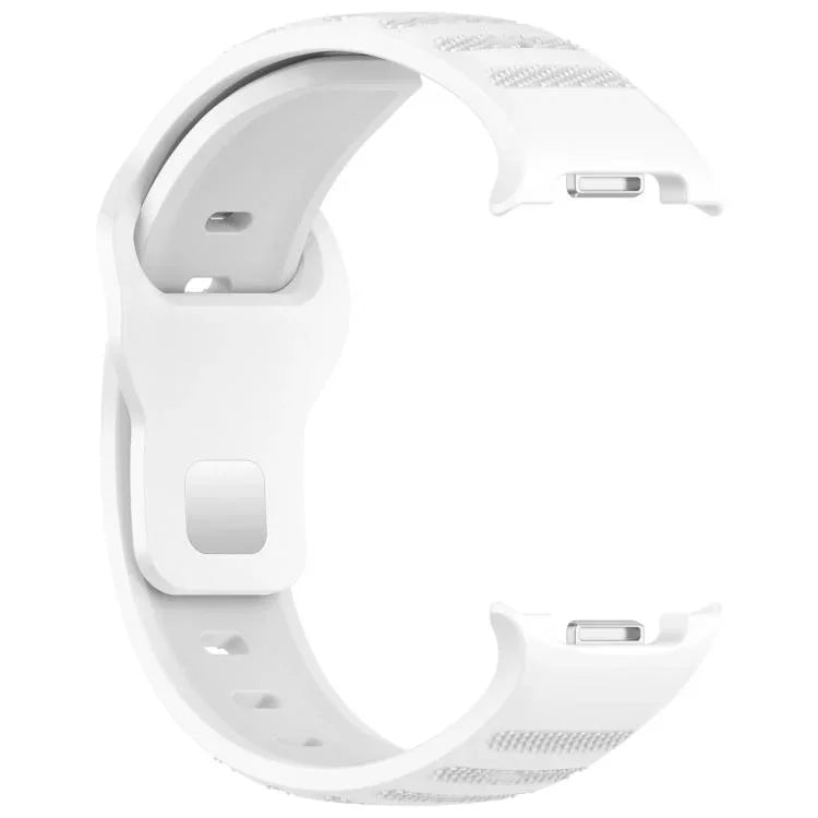 xDfind Round Dots Silver Stud Buckle Silicone Watch Band, For Samsung Galaxy Watch Ultra/Ultra 2025, For Samsung Galaxy Watch8 / 8 Classic