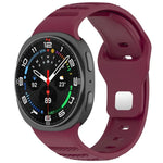 xDfind Round Dots Silver Stud Buckle Silicone Watch Band, For Samsung Galaxy Watch Ultra/Ultra 2025, For Samsung Galaxy Watch8 / 8 Classic
