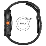 xDfind Round Dots Silver Stud Buckle Silicone Watch Band, For Samsung Galaxy Watch Ultra/Ultra 2025, For Samsung Galaxy Watch8 / 8 Classic