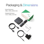 Tanix TX7 8K UHD Android 14 Smart TV Box with Remote Control, Allwinner H728 Octa-Core, 2GB+16GB