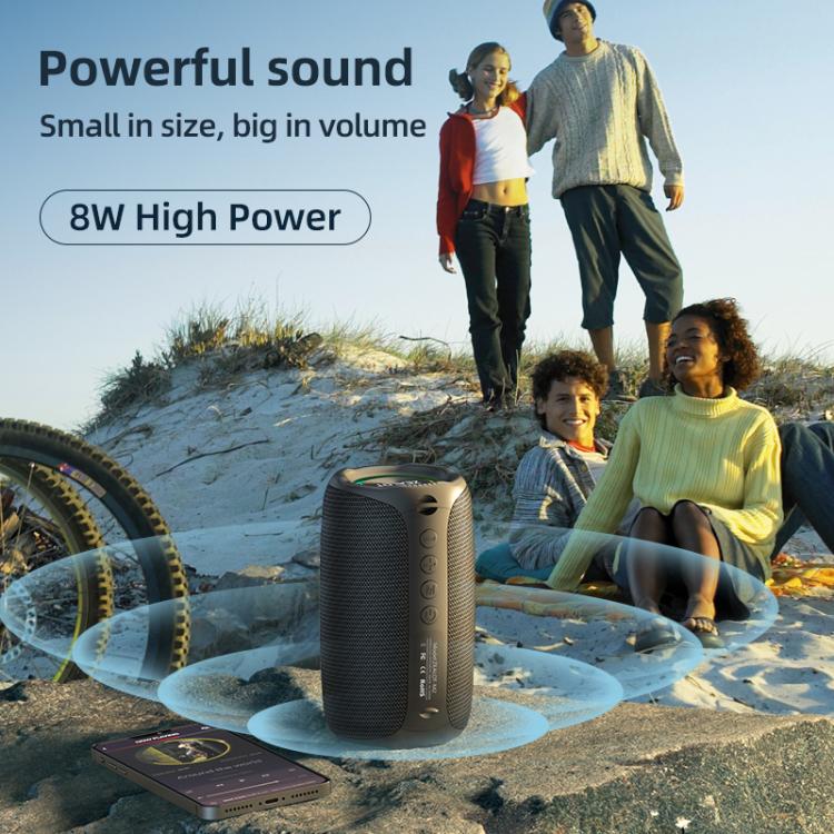 Zealot M2 8W Portable Outdoor RGB Bluetooth Speaker, without Microphone