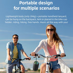 Zealot M2 8W Portable Outdoor RGB Bluetooth Speaker, with 2pcs Microphones, with 1pc Microphone