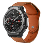 xDfind Rivet Buckle Genuine Leather Watch Band, 20mm, 22mm
