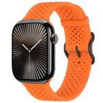 xDfind Breathable Silicone Watch Band, For Apple Watch 42 / 44 / 45 / 46 / 49mm, For Apple Watch 38 / 40 / 41 / S10 42mm