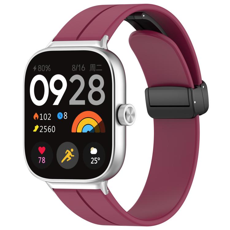 xDfind  Flat Head Groove Folding Black Buckle Silicone Watch Band, For Xiaomi Band 10 Pro / 9 Pro / Redmi Watch 6, For Redmi Watch 3 Active / Watch 3 Lite, For Redmi Watch 3