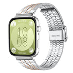 xDfind Seven Beads Buckle Stainless Steel Watch Band, For Huawei Watch Fit4 Pro / Fit4 / Fit3
