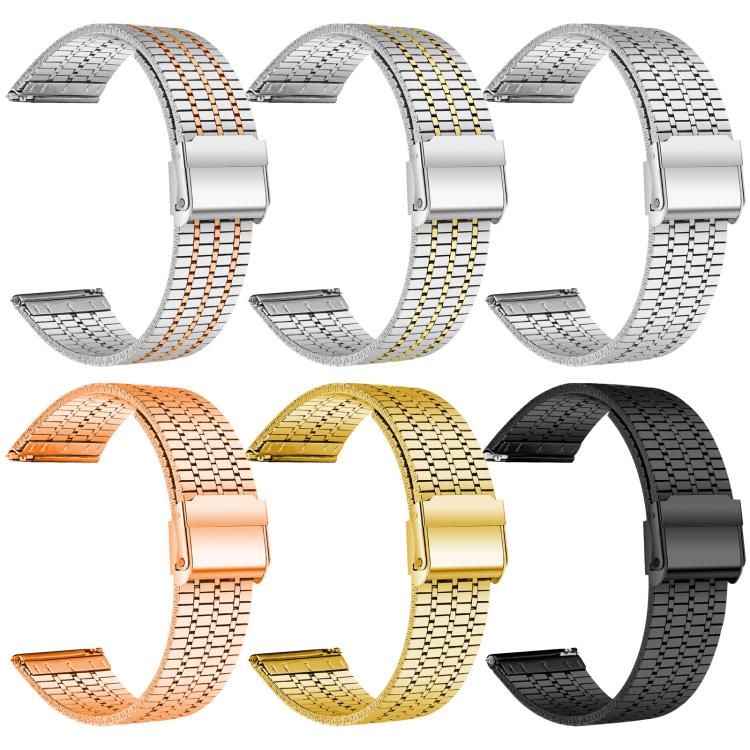 xDfind Seven Beads Buckle Stainless Steel Watch Band, For Huawei Watch Fit4 Pro / Fit4 / Fit3