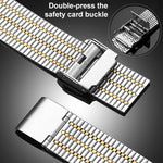 xDfind Seven Beads Buckle Stainless Steel Watch Band, For Huawei Watch Fit4 Pro / Fit4 / Fit3