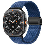 xDfind Magnetic Buckle Nylon Braid Loop Watch Band, For Samsung Galaxy Watch Ultra / Ultra 2025, For Samsung Galaxy Watch8 / Watch8 Classic