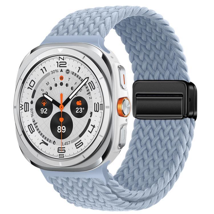 xDfind Magnetic Buckle Nylon Braid Loop Watch Band, For Samsung Galaxy Watch Ultra / Ultra 2025, For Samsung Galaxy Watch8 / Watch8 Classic