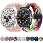 xDfind Magnetic Buckle Nylon Braid Loop Watch Band, For Samsung Galaxy Watch Ultra / Ultra 2025, For Samsung Galaxy Watch8 / Watch8 Classic