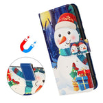 Christmas Series Buckle Leather Phone Case with Hand Strap, For iPhone 17e / 16e, For iPhone 17 Pro Max, For iPhone 17 Pro, For iPhone 17, For iPhone Air, For iPhone 16 Pro Max, For iPhone 16 Pro, For iPhone 16 Plus