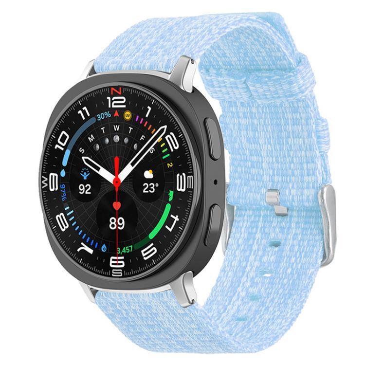 xDfind Nylon Canvas Watch Band, For Samsung Galaxy Watch Ultra / Ultra 2025, For Samsung Galaxy Watch8 / 8 Classic, For Samsung Galaxy Watch 7 / 6 / 5 / FE, For Samsung Galaxy Fit3