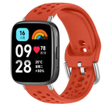 xDfind Silver Buckle Silicone Sport Watch Band, For Xiaomi Band 10 Pro / 9 Pro / Redmi Watch 6, For Redmi Watch 3 Active / Watch 3 Lite, For Redmi Watch 3