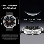 HD8C 1.43 inch BT5.4 Rotate Dial Smart Watch, Support Bluetooth Call / Sleep / Blood Oxygen / Heart Rate / Blood Pressure Health Monitor