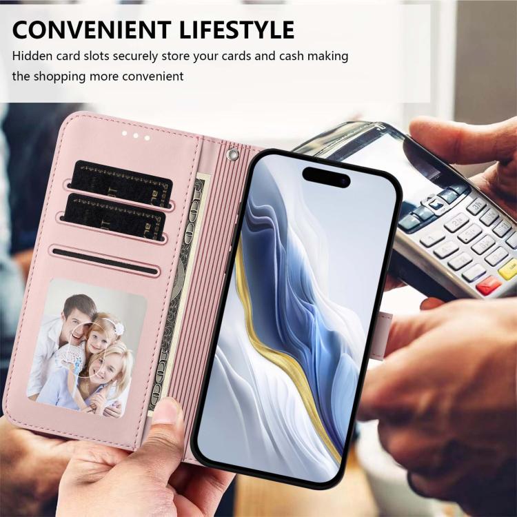 Embossed Heart Cat Leather Phone Case with Hand Strap, For iPhone 11 Pro Max, For iPhone 11, For iPhone 11 Pro, For iPhone X / XS