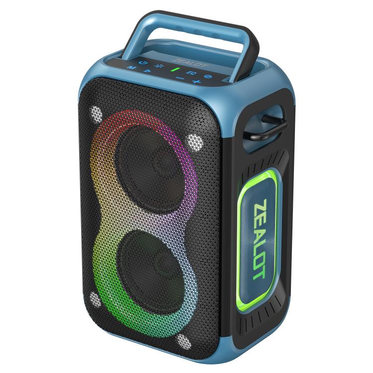 Zealot PT02 60W Portable Outdoor RGB Colorful Light Stereo Bluetooth Speaker, PT02