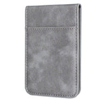 BFK26 Solid Color Magnetic Card Bag Mobile Phone Back Sticker