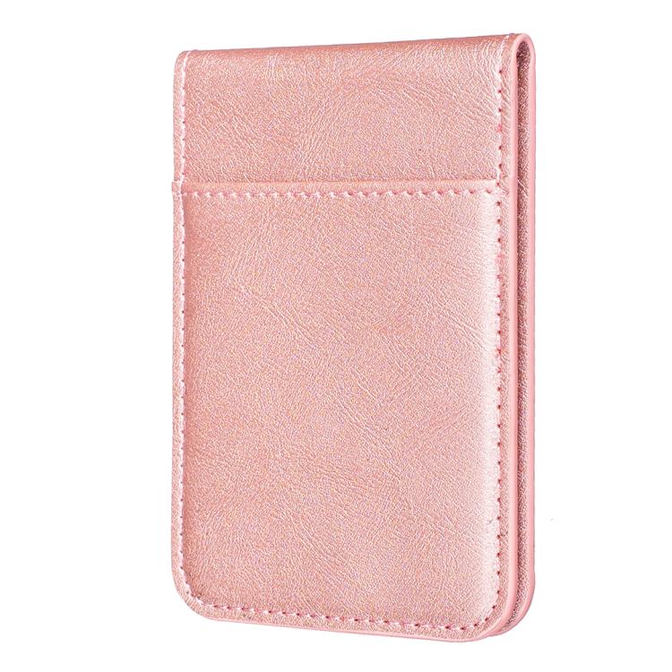 BFK26 Solid Color Magnetic Card Bag Mobile Phone Back Sticker
