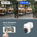 SriHome NVS005-POE030 3MP HD 4-CH POE Camera Network Video Recorder Kit, 3MP 4-CH