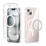 ABEEL MagSafe Magnetic Color Ring Anti-scratch Transparent Phone Case, For iPhone 13 Pro Max, For iPhone 13 Pro, For iPhone 13