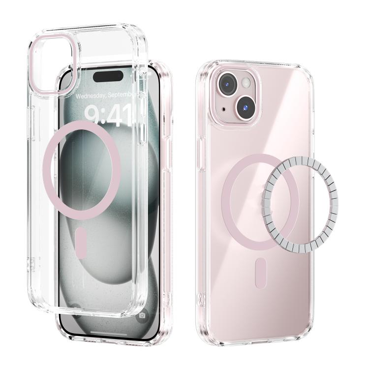 ABEEL MagSafe Magnetic Color Ring Anti-scratch Transparent Phone Case, For iPhone 13 Pro Max, For iPhone 13 Pro, For iPhone 13