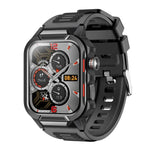 GTS9 1.96 inch TFT Screen Outdoor Rugged Smart Watch 3ATM Waterproof