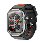 GTS9 1.96 inch TFT Screen Outdoor Rugged Smart Watch 3ATM Waterproof