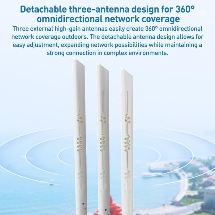 COMFAST CF-EW87 3600Mbps Dual-Band WiFi7 Outdoor Wireless AP, AU Plug, EU Plug, US Plug, UK Plug