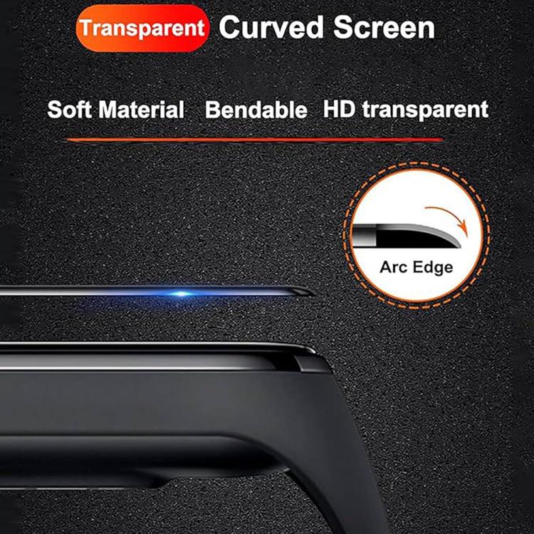 Wave Stitching Silicone Watch Band with 3D Curved Film, For Samsung Galaxy Watch4 Classic 46mm, For Samsung Galaxy Watch4 Classic 42mm, For Samsung Galaxy Watch5 Active 40mm, For Samsung Galaxy Watch5 Active 44mm