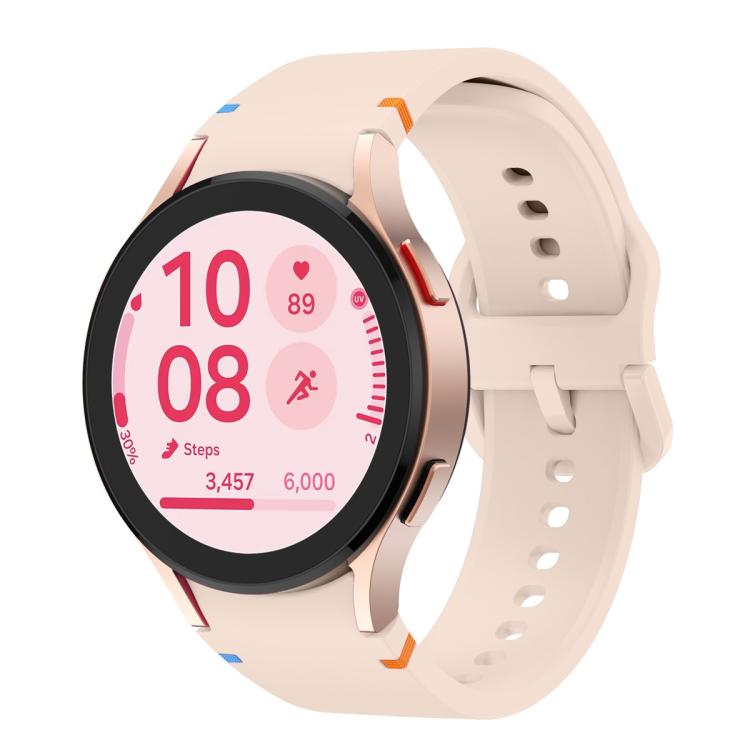 Plain Stitching Silicone Watch Band with 3D Curved Film, For Samsung Galaxy Watch6 44mm, For Samsung Galaxy Watch6 40mm, For Samsung Galaxy Watch6 Classic 43mm, For Samsung Galaxy Watch5 44mm