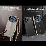 GKK Blade Phantom Plain Leather Phone Case, For iPhone 17 Pro Max, For iPhone 17 Pro