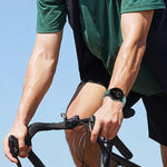 xDfind Black Buckle Solid Color Silicone Watch Band, For Garmin Forerunner 955