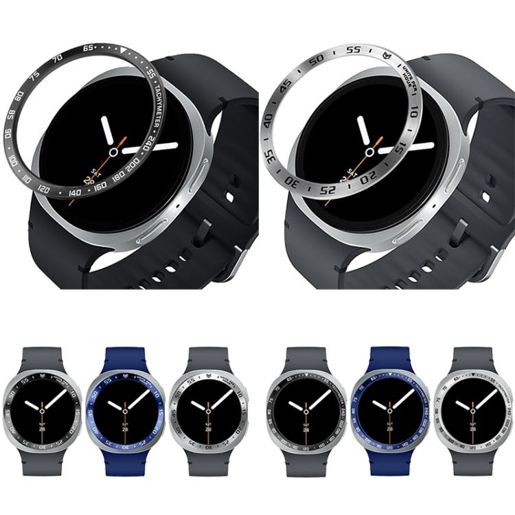 Smart Watch Protective Frame Metal Bezel Ring, Style: A Style, For Galaxy Watch9 / 8 44mm, For Galaxy Watch9 / 8 40mm, For Samsung Galaxy Watch8 Classic 46mm