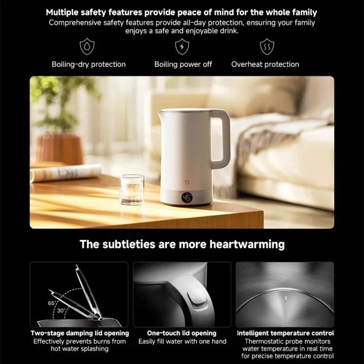 Original Xiaomi Mijia 2.0L 1800W Constant Temperature Electric Kettle 3 Pro, CN Plug
