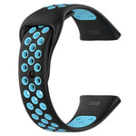 xDfind Press Button Sports Two Color Silicone Watch Band, For Redmi Watch 3