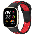 xDfind Press Button Sports Two Color Silicone Watch Band, For Redmi Watch 3