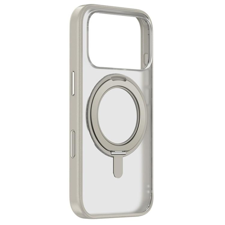ZGA Feitian 360 Rotation Holder Magsafe PC Hybrid TPU Phone Case, For iPhone 17 Pro, For iPhone 17 Pro Max