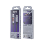 WK WDC-109 30W Intelligent Digital Display Type-C to 8 Pin Fast Charging Data Cable, Length: 1.2m, WDC-109